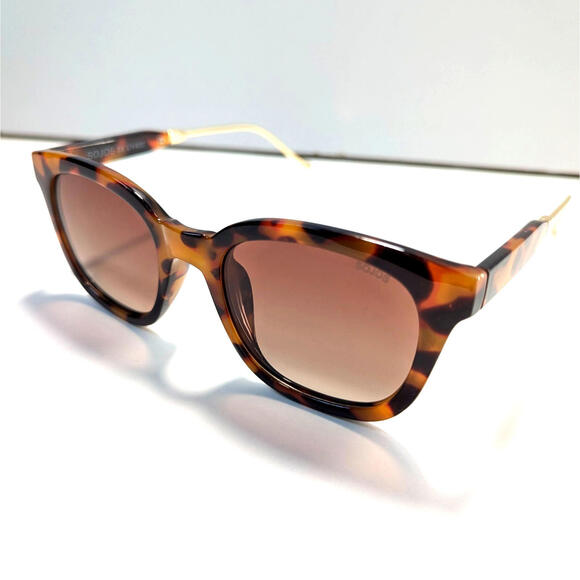 Sojos SJ2050 C1 CY Tortoise Square Sunglasses Size: 52-22-143 Golden Legs Chic - Picture 1 of 10